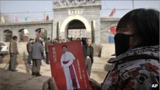 picture of Bishop Guo Jincai, after his ordination ceremony at the Pingquan Church in Hebei, China, 20 Nov 2010