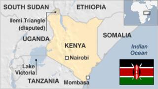 Map of Kenya