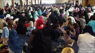 Friday prayers at the 2008 Living Islam event