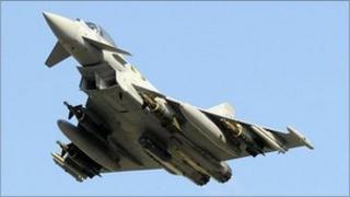 File photo of a British plane involved in the Nato operation in Libya, June 2011