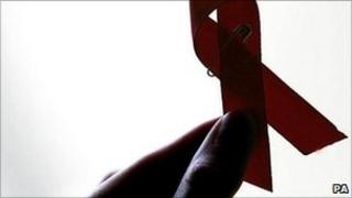 Archive photo of an Aids ribbon