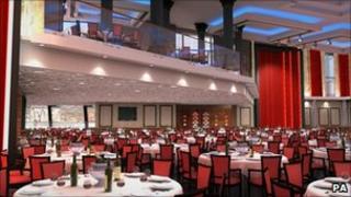 Banqueting suite at Titanic Signature Suite