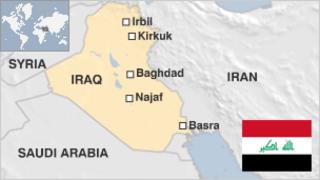 Map of Iraq