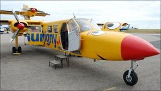 Aurigny Trislander plane