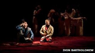 One Thousand and One Nights, actors on stage