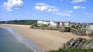 South Beach at Tenby