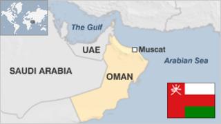 Map of Oman