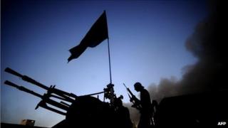 Rebels in Abu Salim, Tripoli (25 August 2011)