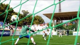 Players in Homeless World Cup game