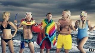 Jenny Frost, Jason Bradbury, Ronan Keating, Sir Richard Branson and Pamela Stephenson