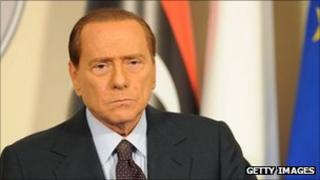 Italian Prime Minister Silvio Berlusconi