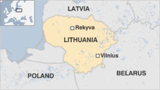 Lithuania map