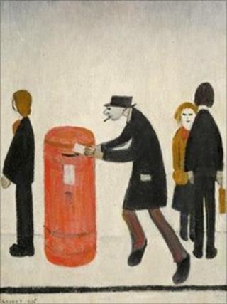 Man Posting a Letter, 1965. Picture courtesy of Morphets
