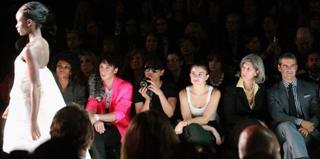 Bryanboy with camera on the front row at New York Fashion Week 2010
