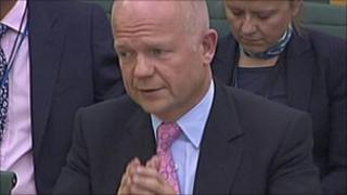 William Hague at the foreign affairs committee