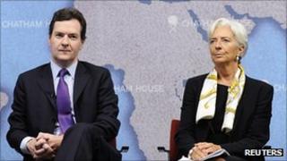 George Osborne and Christine Lagarde