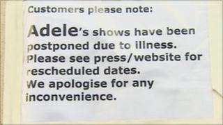 Sign on the Civic Hall