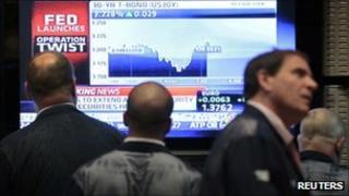 Traders on New York Stock Exchange
