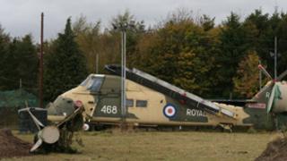 The Wessex helicopter at Rednal