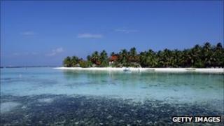 Kurumba island in the Maldives
