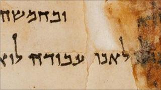 Section of the Temple Scroll