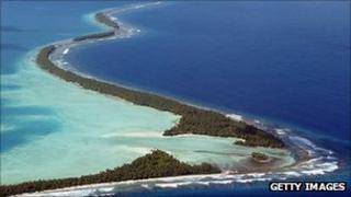 Funafuti Atoll is home to nearly half of Tuvalu's population of 11,000