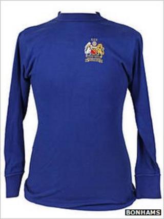 Tony Dunne's 1968 European Cup Final shirt