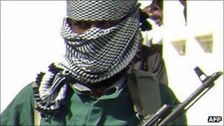 An al-Shabab fighter in Mogadishu (archive shot).