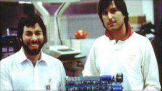 Steve Wozniak and Steve Jobs