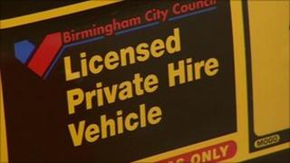 Licensed private hire sticker