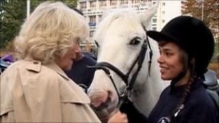 The Duchess of Cornwall opens the Ebony Riding Club
