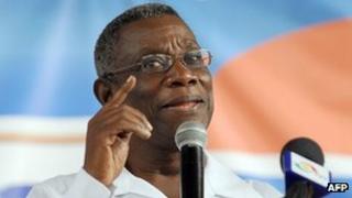 President John Atta Mills (archive shot)