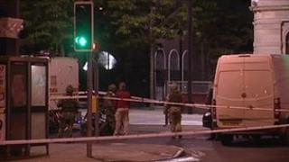Derry bomb attack scene