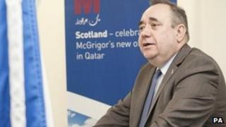 Alex Salmond in Qatar