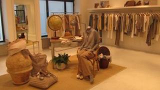 Brunello Cucinelli's showroom in Milan