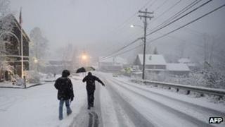 Snow in Vermont