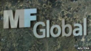 Sign outside MF Global offices