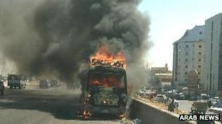 Fatal Saudi bus fire