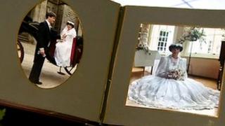 Wedding album of Nigel and Gillian Stewart