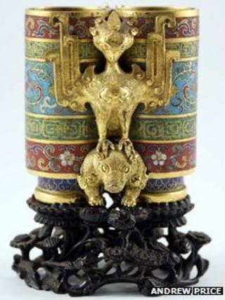 The vase