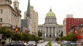 Pennsylvania state capitol, Harrisburg, 12 October 2011
