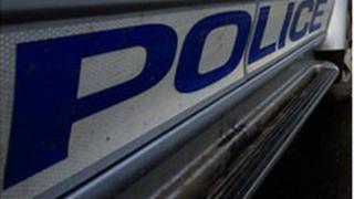 Police sign