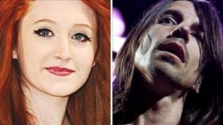Janet Devlin and Anthony Kiedis of the Red Hot Chili Peppers