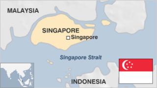 Map of Singapore