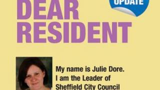 Budget consultation leaflet from Sheffield City Council
