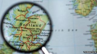 Map of Scotland