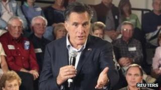 Mitt Romney at a town hall meeting in Myrtle Beach, South Carolina - 17 December 2011