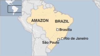 Map of Brazil
