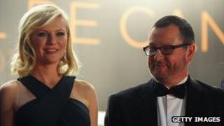 Kirsten Dunst and Lars Von Trier