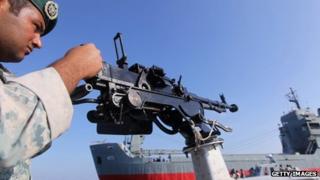 Iranian naval exercise